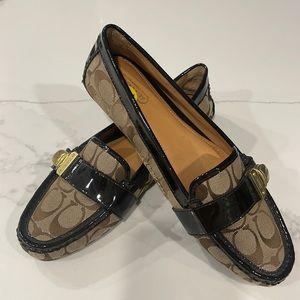 Coach Signature Loafers Womens 9